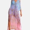 Clothing Hemant & Nandita Maxi | Kaftan With Slip Ombre