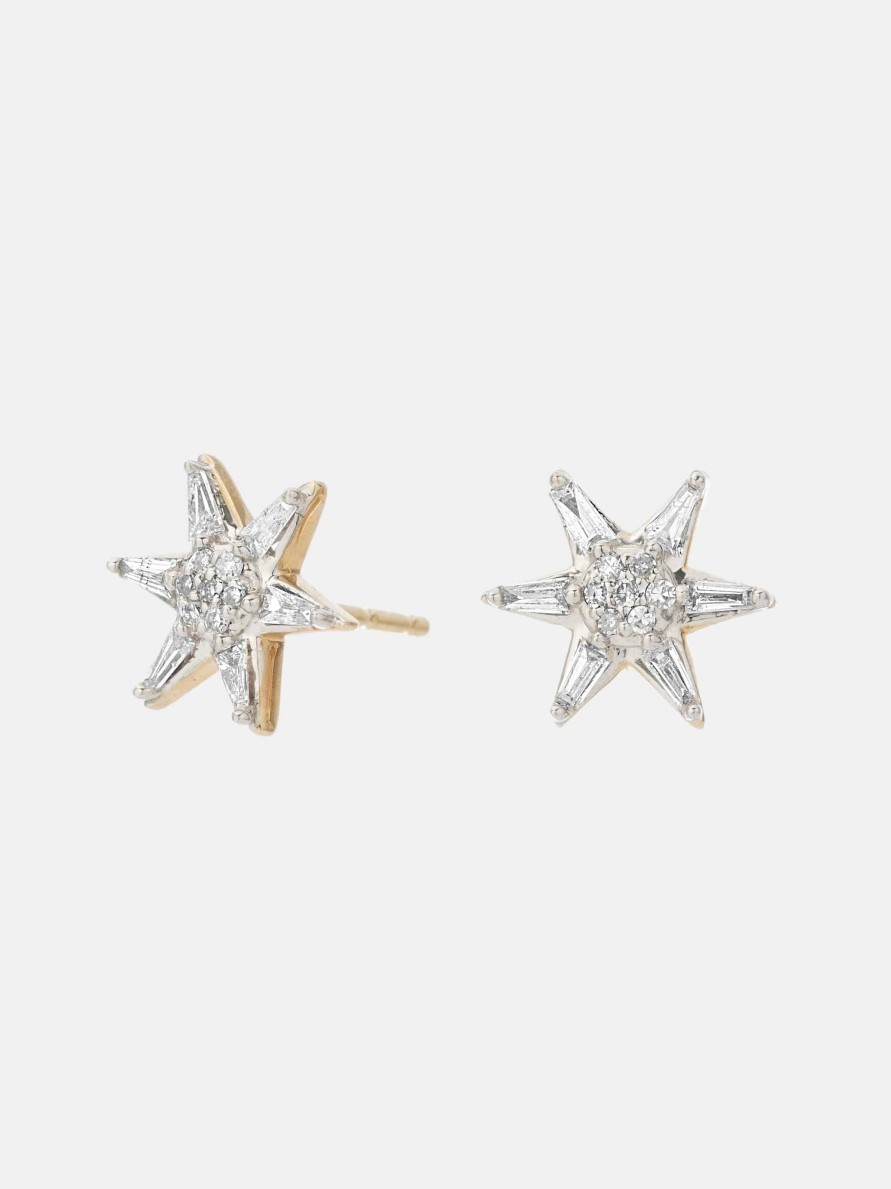 Accessories Adina Reyter Earrings | Baguette Star Posts Y14