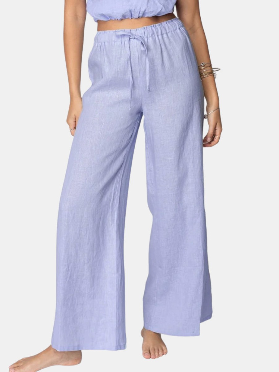 Clothing Stillwater Pants | The Linen Venice Wide Leg Pant