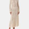 Clothing SPELL Midi | Helena Crochet Lace Gown