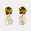 Accessories Lizzie Fortunato | Coin Reflection Earrings Gold