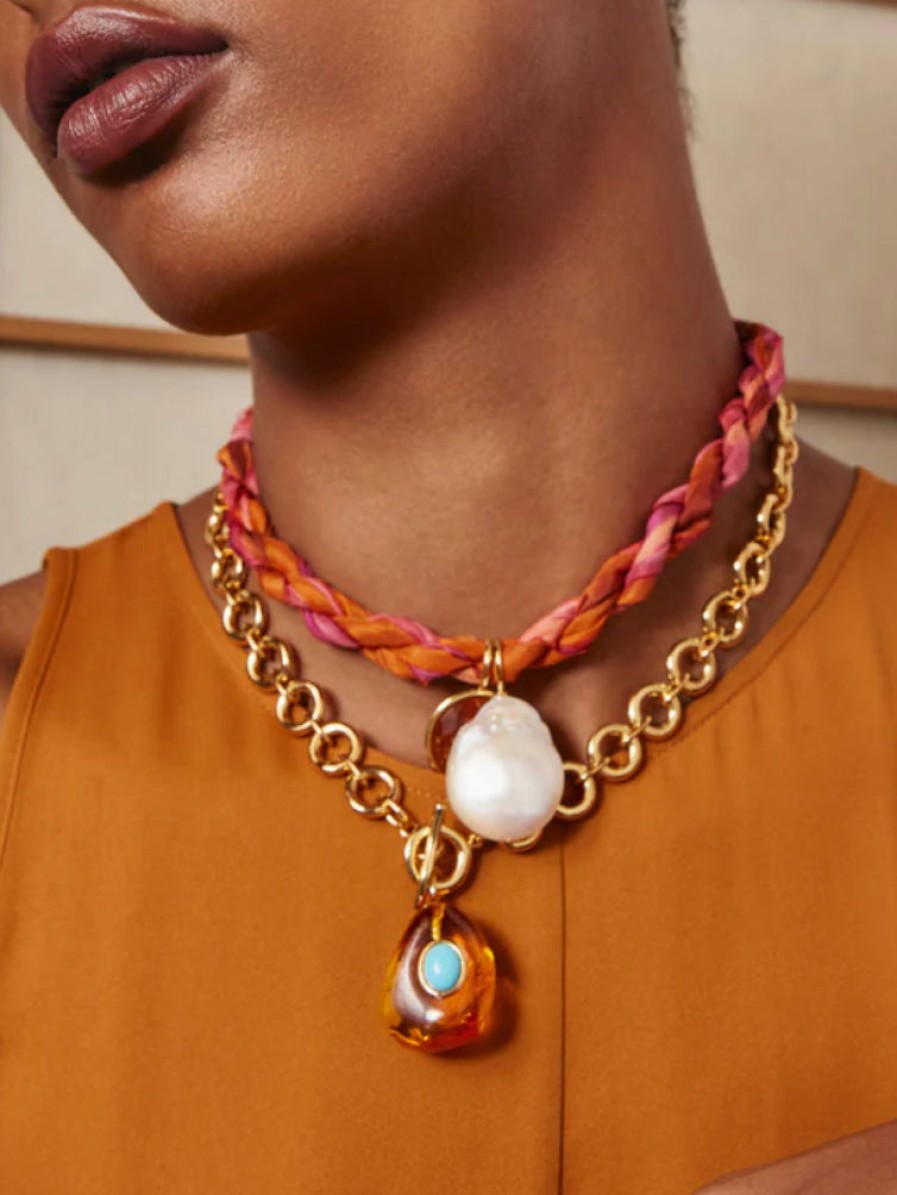 Accessories Lizzie Fortunato Necklaces | Barcelona Necklace In Sunrise Multi