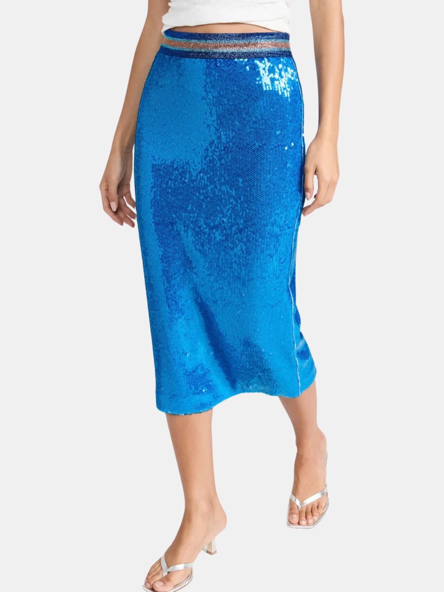 Clothing LE SUPERBE Midi | Liza Skirt Blue