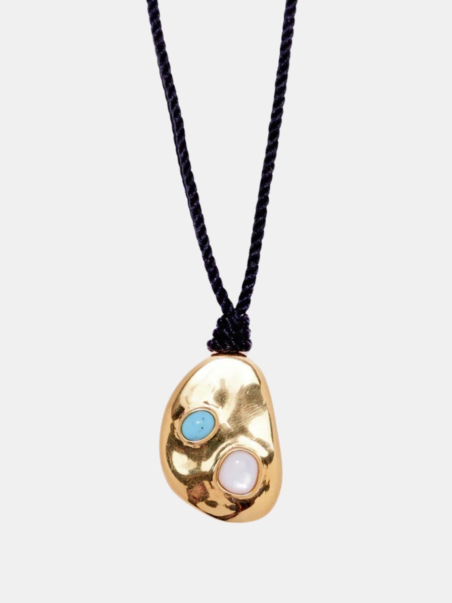 Accessories Lizzie Fortunato Pendants | Luna Pendant Necklace Multi