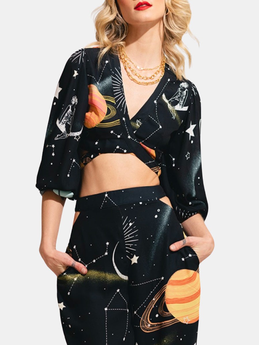 Clothing LILIANA MEZA | Sidereal Sea Top Space Citizen