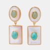 Accessories Lizzie Fortunato Earrings | Ethereal Pool Earring White