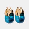 Accessories Lizzie Fortunato Earrings | Organic Hoops In Marine Oc