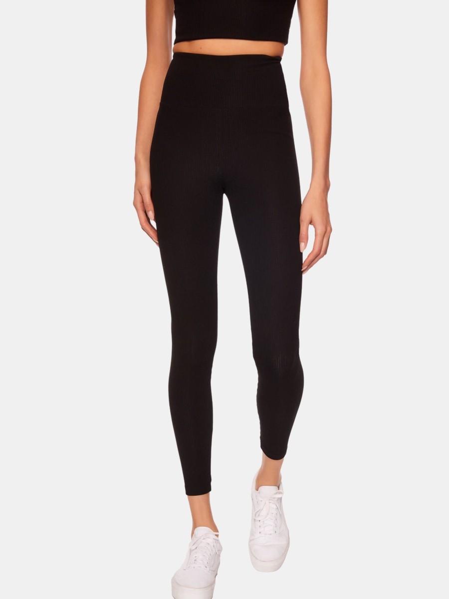 Clothing SUSANA MONACO Pants | Rib Leggings 30" Black