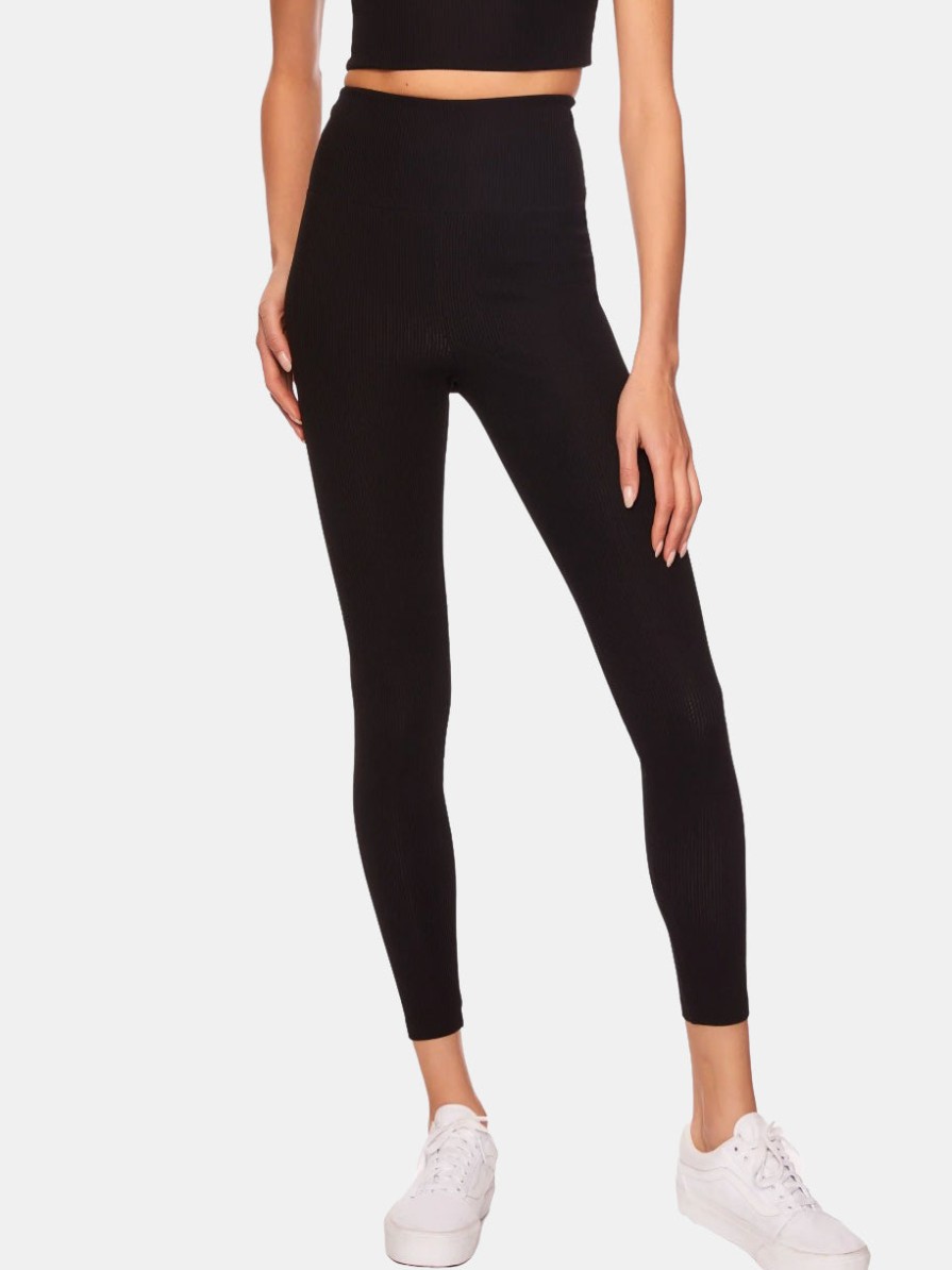 Clothing SUSANA MONACO Pants | Rib Leggings 30" Black