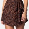 Clothing Stillwater Skirts | Moving On Mini Skirt Leopard