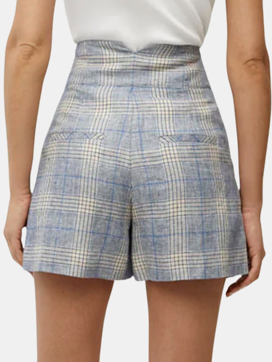 Clothing Veronica Beard | Alicia Short Blue Multi