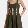 Clothing SIMKHAI Mini | Londen Tank Mini Dress Army