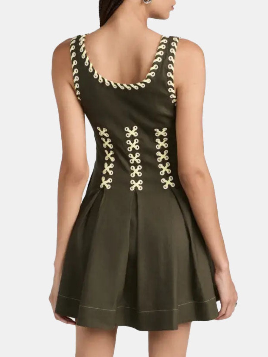 Clothing SIMKHAI Mini | Londen Tank Mini Dress Army