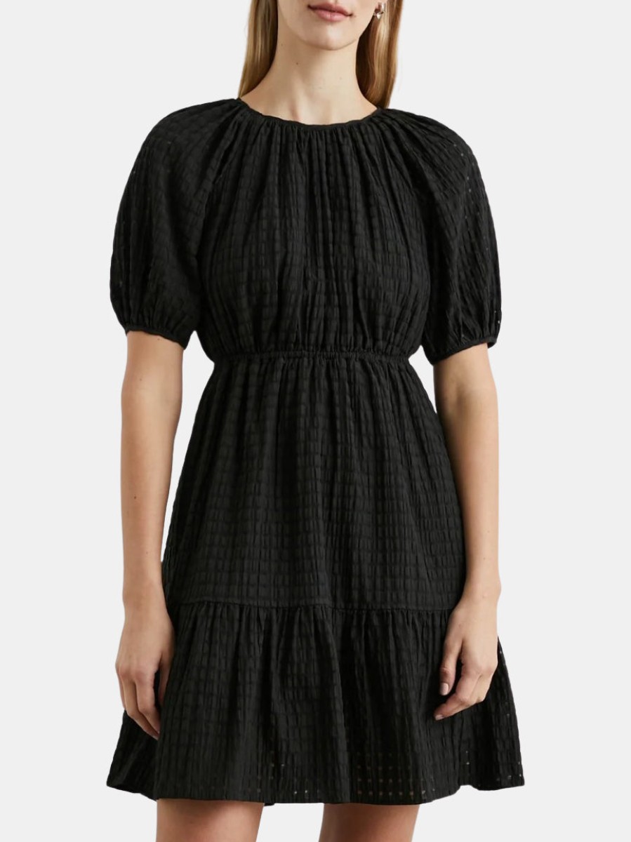 Clothing RAILS Mini | Khloe Dress Black Seersucker