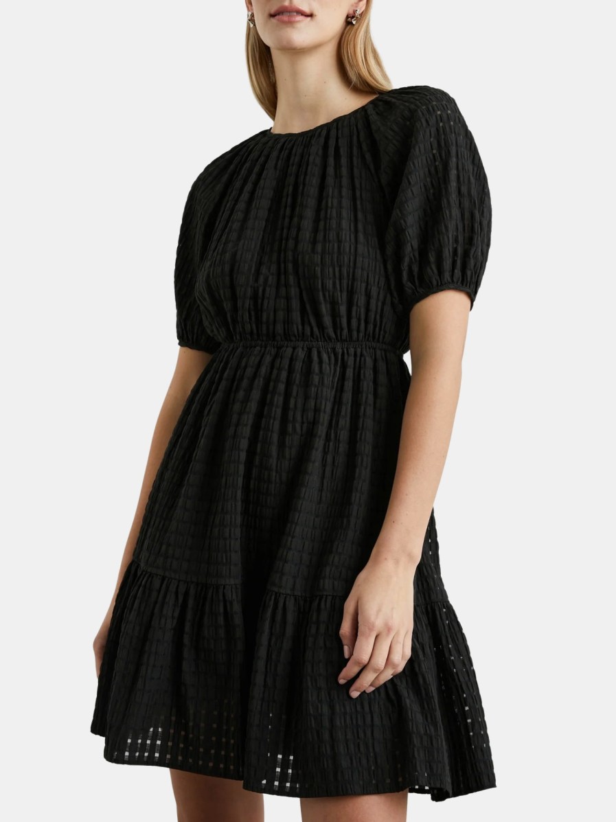 Clothing RAILS Mini | Khloe Dress Black Seersucker