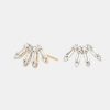 Accessories Adina Reyter Earrings | Stack Baguette Curve Posts Y14