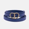 Accessories Lizzie Fortunato | Double Wrap Georgia Belt In Azure