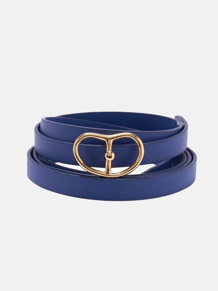 Accessories Lizzie Fortunato | Double Wrap Georgia Belt In Azure