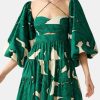 Clothing Eugenia Fernāndez Mini | La Paz Dress Green