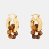 Accessories SHYLA LONDON Earrings | Sura Hoops Tigers Eye