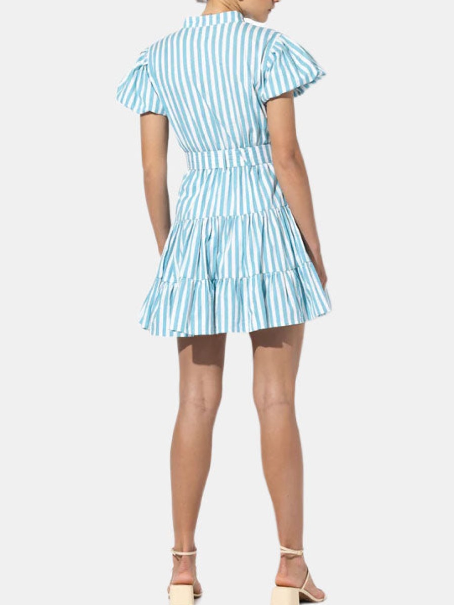 Clothing LUSANA Mini | Karissa Poplin Mini Dress Arctic