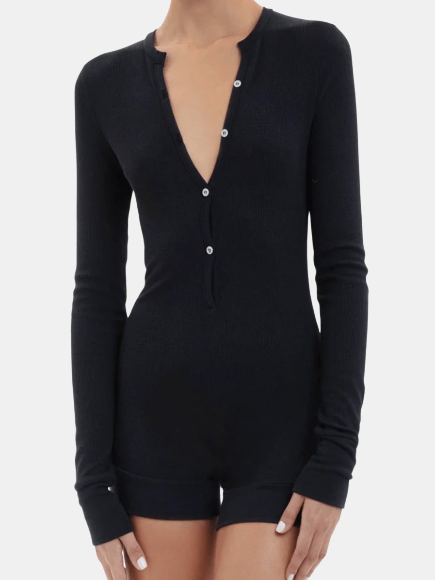 Clothing ETERNE | Thermal Romper Black