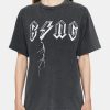 Clothing ANINE BING Tees | Bing Bolt Tee Black