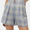 Clothing Veronica Beard Shorts | Alicia Short Blue Multi