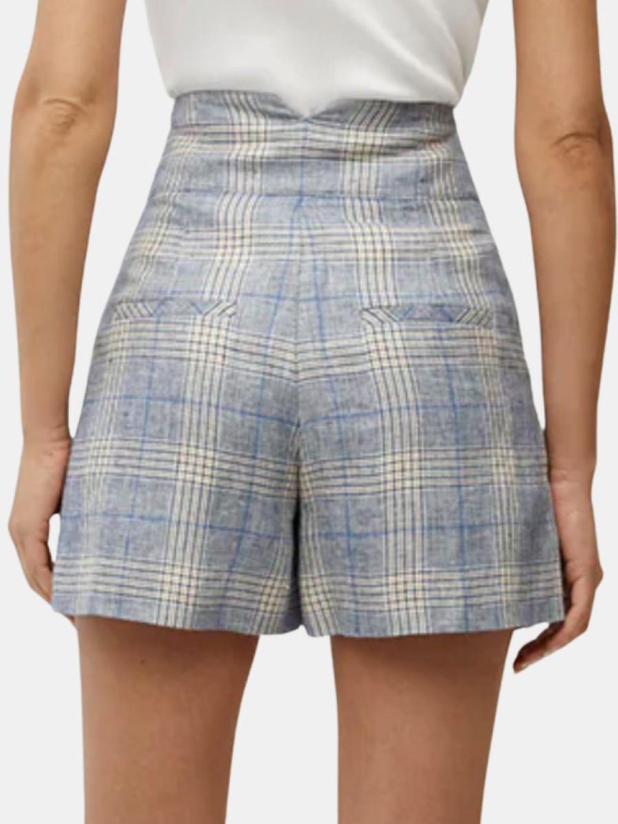 Clothing Veronica Beard Shorts | Alicia Short Blue Multi