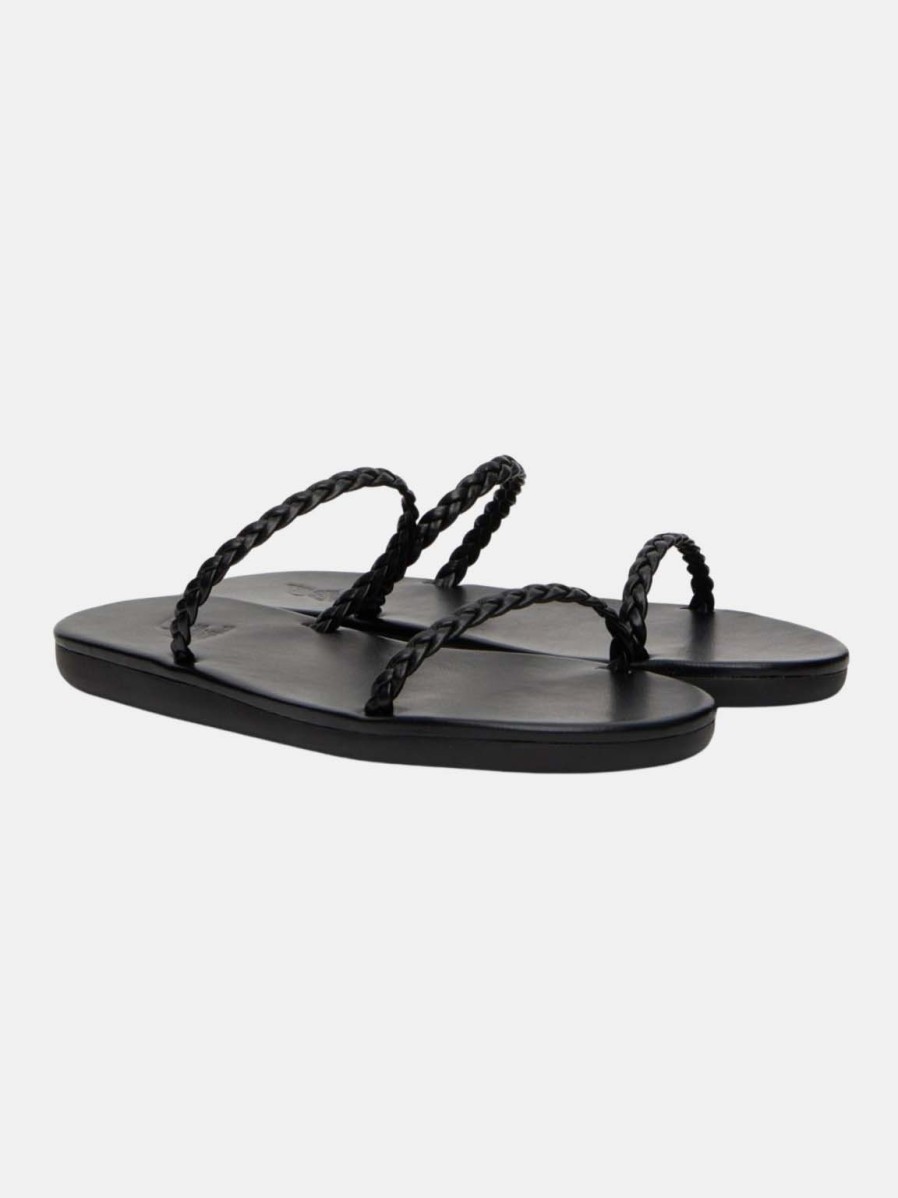 Clothing Ancient Greek Sandals | Aprilia Sandal Black