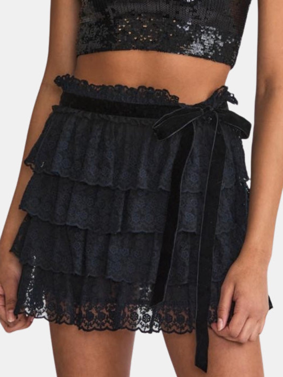 Clothing LOVESHACK FANCY Skirts | Romero Skirt Black