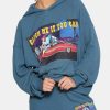 Clothing BOYS LIE | Heart Racer V2 Thermal Hoodie Navy