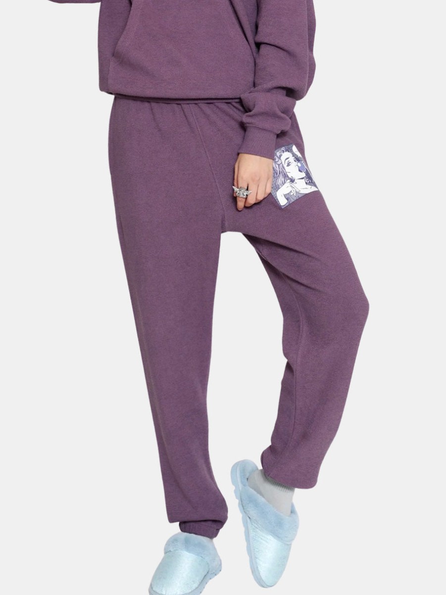 Clothing BOYS LIE Pants | What Are You Going To Do Sweatpants Purple