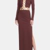 Clothing STAUD Maxi | Delphine Dress Dark Chocolate