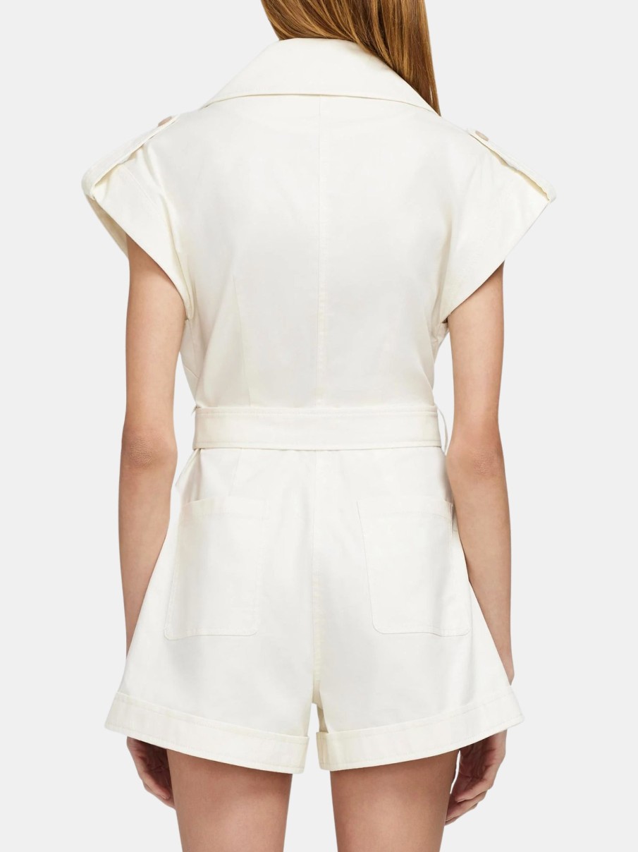 Clothing SIMKHAI | Vega Romper Natural White