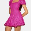 Clothing CHARO RUIZ Mini | Mexik Short Dress Hotpink