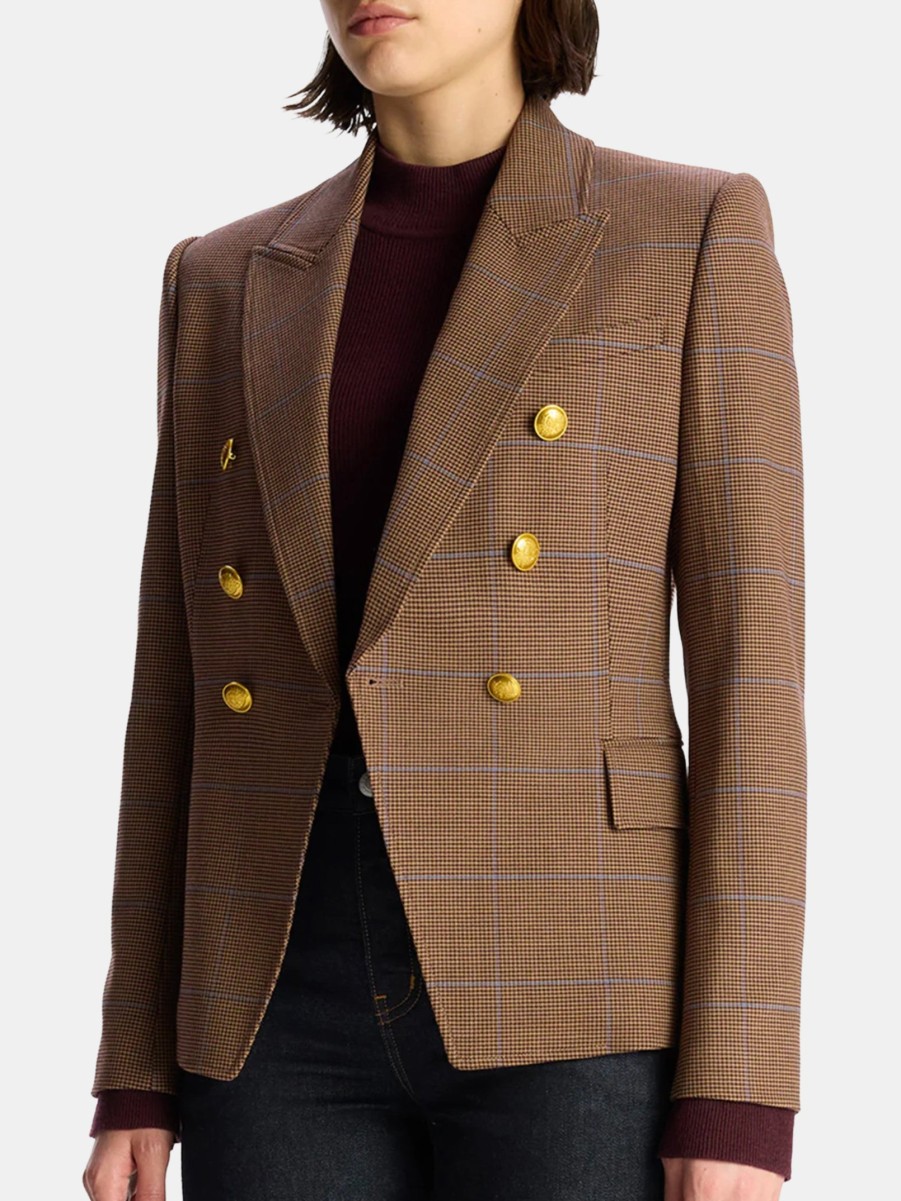 Clothing ALC Blazers | Chelsea Jacket Chestnut Multi