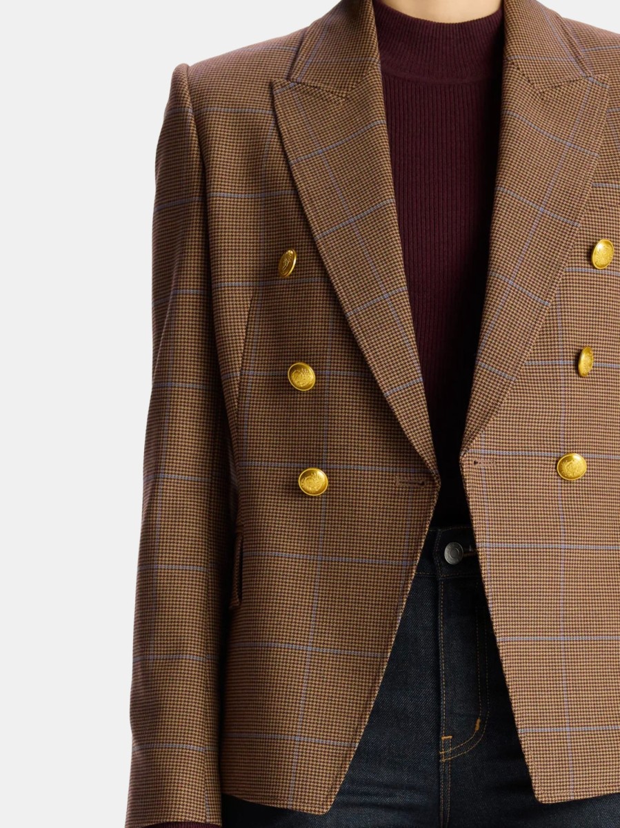 Clothing ALC Blazers | Chelsea Jacket Chestnut Multi