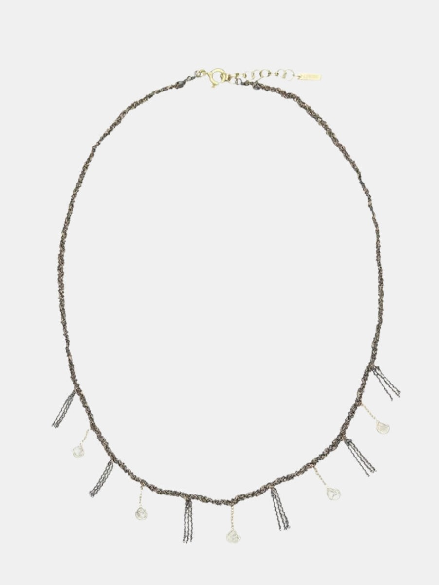 Accessories MARIE LAURE Necklaces | N° 607 Necklace Gold Grey