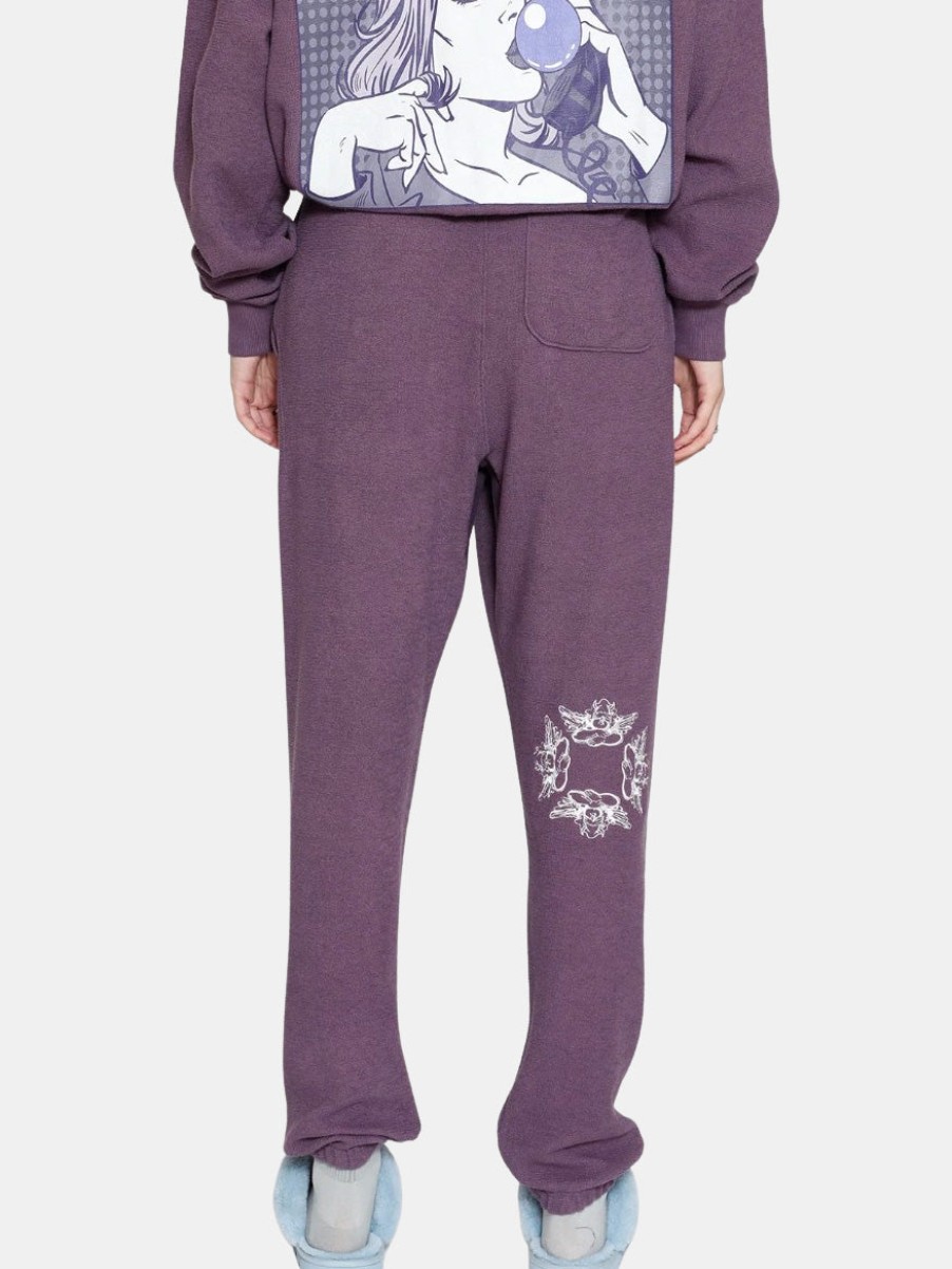 Clothing BOYS LIE | What Are You Going To Do Sweatpants Purple