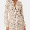 Clothing SPELL Mini | Helena Crochet Lace Mini Dress Cream