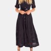 Clothing Love Shack Fancy Midi | Edie Dress Black