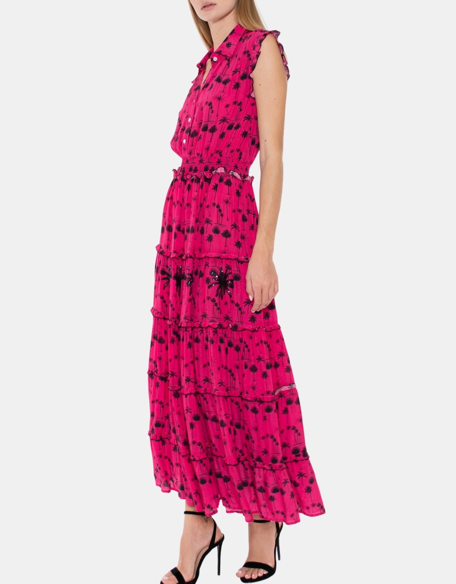 Clothing TAJ By Sabrina Crippa Maxi | Clarita Dress Palms Life