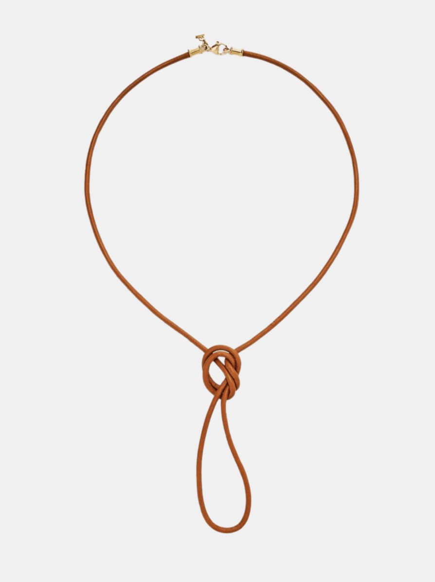 Accessories Temple St Clair Necklaces | 18K Leather Cord 32"