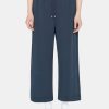 Clothing Frame | Cropped Wide Leg Sweatpant Navy