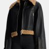 Clothing ALC Leather Jackets | Aspen Jacket Black/Brown