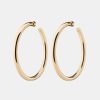 Accessories JENNIFER FISHER Earrings | 2" Natasha Hoops 10K Yellow