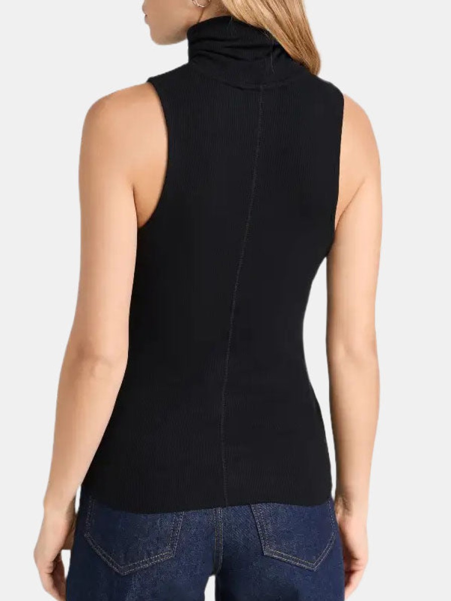 Clothing FRAME Tanks | Sleeveless Turtleneck Top