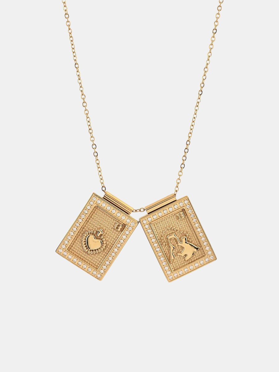 Accessories IBIZA PASSION | Scapular Virgin & Sacred Heart Necklace