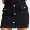 Clothing GENERATION LOVE Skirts | Tasha Tweed Skirt Black